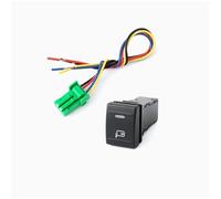 Feu antibrouillard LED pour voiture, 12V, 1 pièce, alimentation thermique pour volant, projecteurs, bouton de commutation adapté pour Volkswagen Interrupteur Bouton Bouton Poussoir(Folding mirror)
