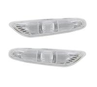 feu antibrouillard Paire De Feux D'aile Gauche Et Droit Pour BMW E90 E82 E92 E46 E83 E60 Clignotants Feux De Position Latéraux 63137253325 63137253326(BLANC)