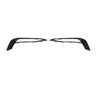 feu antibrouillard Pour BMW Série 5 G30 G31 2018-2022 Chrome Noir Pare-chocs Avant Feux Antibrouillard Feux De Jour Garniture Cadre Couvercle Capuchon(Noir)