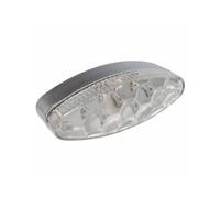 Feu Ar Universel Replay A Leds Ovale Transparent 2 Fonctions Eclairage + Stop (9 Leds Rouges) **
