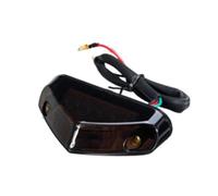 Feu arrière 1 Feu Arrière LED pour Moto, Mini Lampe De Plaque D'immatriculation, Phare De Moto, Feu De Stop Arrière, Feu De Circulation, DC 12 V