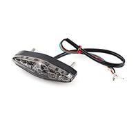 Feu Arrière, 12V 15 LED Arrêt de Frein de Moto Feu Arrière Feu Arrière ATV Dirt Bike Universel(Fumée) pour feux arriere moto 50,feux arriere origine derbis,feu arriere led pour moto,tusk street legal