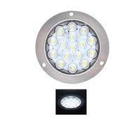 Feu Arrière 4 Pouces 16 LED Rond Rouge LED ESSUE Feu Arrière Ambre Clignotant Lampe Arrêt Frein Tourner Jeep Camion Pick-up 4x4 12 V 24 V