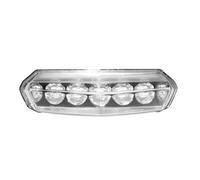 feu arriere 50 a boite compatible avec derbi 50 senda drd, xrace 2005+ lexus transpartent a leds -homologue ce -replay-