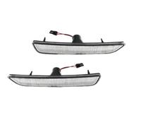 feu arrière à LED voiture, feu stop Troisièmes feux stop pour voiture, 2 pièces, pour Ford, pour Mustang, pour Base GT, pour Shelby GT500 2010-2014(Clear Lens white)