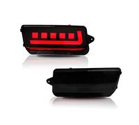 Feu arriere arrière Le Réflecteur De Pare-chocs Arrière D'OEM 55156102AA 55156103AA Allume La Lumière De Brouillard Compatible Avec Jeep Pour Grand Pour Cherokee 2005-2007 2008 2009 2010(2)