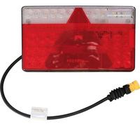 Feu arrière ASPÖCK "Multipoint II" Leuch gauche, 5 pôles, avec feu antibrouillard arrière
