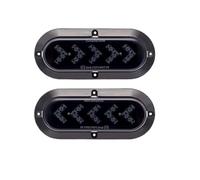 Feu arrière Clignotant Bus Camion Feux Arrière Ovales Ambre Flèche Séquentielle Central Lampe Voiture Remorque