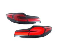 Feu arrière Compatible Avec BMW Pour L'arrière 2018-2022 G30 G38 Feux Arrière Feux Jour Stylisés Clignotants Dynamiques Clignotants Recul Auto 4 Pièces Feux Arrière(1pair red)