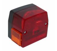 Feu arriere cyclo adaptable peugeot 103 spx, rcx-mbk 51s rouge