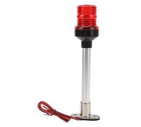 Feu Arrière de Bateau, Feux de Navigation d'ancre à LED, 33 Perles de Lampe LED, Antirouille, Hauteur de 10 Pouces pour Yacht Marin (Rouge)