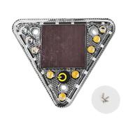 Feu arrière de frein de voiture - lampe à LED à énergie solaire, construction résistante intempéries, économe en énergie, couverture de faisceau large pour le ramassage, le camion, RV | Anti-Colli