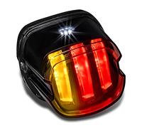 Feu arrière de frein LED pour Harley Davidson [clignotant style F1] [clignotant] [Directionnel] [Design de griffe] [DOT] [Plug-n-Play] Feu de frein arrière compatible avec Sportster Fatboy Softail