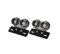 Feu Arrière De Moto À LED 12 V, Freinage Intégré, Clignotant Avec Support Plaque D'immatriculation Feux Stop(2 Pcs- color)