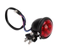 Feu Arrière de Moto, Coque ABS Noire Vintage Rouge Feu Arrière LED Multifonctionnel Haute luminosité pour Moto 12 V