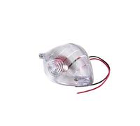 Feu Arrière De Moto Pour CB Pour C70 Pour GL125 Feu Stop Directionnel Feu Arrière(White)