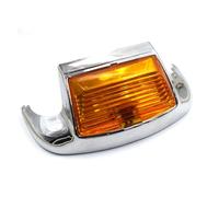Feu Arrière de Moto pour FLHTCU pour Ultra pour Classic pour Electra pour Glide pour FLSTC Avant Arrière pour Fender Tip Light Lamp pour Edge Feu Stop Moto(Front Amber)