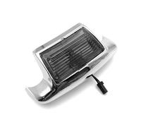 Feu Arrière de Moto pour FLHTCU pour Ultra pour Classic pour Electra pour Glide pour FLSTC Avant Arrière pour Fender Tip Light Lamp pour Edge Feu Stop Moto(Rear Smoke)