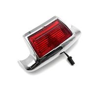 Feu Arrière de Moto pour FLHTCU pour Ultra pour Classic pour Electra pour Glide pour FLSTC Avant Arrière pour Fender Tip Light Lamp pour Edge Feu Stop Moto(Rear Red)