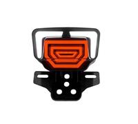 Feu Arrière De Moto pour TMX125/155 Feux Freinage Stroboscopiques Intégrés avec Fonction Respiration À Balayage Dynamique Remplacement Feux Arrière