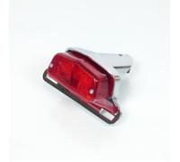 Feu arrière de pour moto vintage à LED 12V avec support de plaque pour moto classique