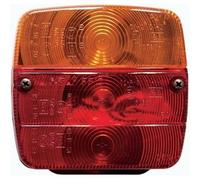 Feu arrière de remorque, 3 fonctions, sans ampoule