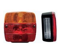 Feu arrière de remorque, 4 fonctions, sans ampoule