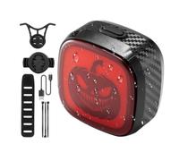 Feu Arrière De Vélo - 3 Modes De Détection Étanche, Feu Arrière De Vélo Rechargeable De Type C | Lumière De Sécurité Pour Conduite De Nuit Avec Signaux | Pour Les Déplacements Domicile-travail En Mont