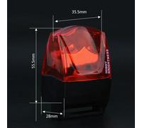 Feu Arrière De Vélo À Induction Électromagnétique, Auto-Alimenté, Ipx-4 Étanche, Led, Aimant, Pour Cyclisme