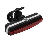 Feu arrière de vélo à LED rechargeable USB Riloer, voyant d'avertissement de lampe flash de vélo, rouge