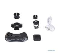 Feu Arrière De Vélo Avec Clignotants, Rechargeable Par Usb, Télécommande Sans Fil