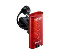 Feu arrière de vélo Cateye Tight Kinetic 5 LED avec mode freinage, indice d'étanchéité IPX7