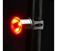 Feu Arrière De Vélo De Montagne En Aluminium, Étanche, Phare De Casque, Feu Arrière De Bicyclette, Pour Cyclisme, Avertissement D'équitation Nocturne