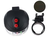 Feu Arrière De Vélo Étanche À 5 Led Et 2 Lumières Laser Pour La Nuit, Éclairage De Bicyclette