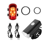 Feu arrière de vélo - Feu arrière, feu de vélo, clignotant de vélo, feu de sécurité extérieur | Réflecteur de queue rechargeable USB conduite de nuit adultes enfants femmes hommes route montagne vélo