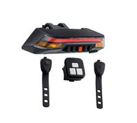 Feu Arrière De Vélo Intelligent Avec Télécommande Sans Fil, Signal De Tournant, Feu Arrière À Induction, Lampe D'avertissement Rechargeable, 2000mah