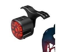 Feu arrière de vélo intelligent - Lumière arrière intelligente rechargeable par USB, IPX6 étanche, avec détection de freinage | High Light Stop pour une conduite sûre, feu élevé pos