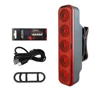 Feu Arrière De Vélo - Lampe Clignotante De Frein Arrière De Vélos, Signal De Sécurité Étanche | Indicateur Rechargeable USB À 4 Modes Pour La Protection Des Déplacements Nocturnes Sur Route, Vlo Urbai