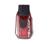 Feu arrière de vélo - MOON - Alcor - Rechargeable USB - LED rouge 15 Lumens - Etanche