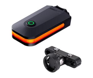 Feu arrière de vélo RAVEMEN CL01 Pro, feu arrière LED pour vélo, rechargeable par USB-C, allumage/extinction automatique, capteur de freinage, visibilité latérale, mise à jour de la fixation