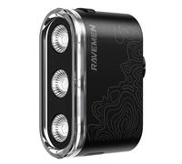 Feu arrière de vélo RAVEMEN TR600, lampe de vélo rechargeable 2000mAh, allumage/extinction automatique, 600 lumens, haute visibilité, détection de freinage noir