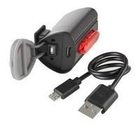 FISCHER FAHRRAD Feu arrière de vélo TWIN LED noir