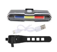 Feu ArrièRe De VéLo Trichromatique, Chargeur Usb, éTanche, Portable, Accessoires De VéLo De Montagne, Pour La SéCurité Du Cyclisme
