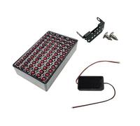 Feu Arrière De Voiture Éclairage de voiture universel 12V F1 Style 72 LED feu arrière de voiture diffuseur arrière Spoiler feu de stop LED lampe pilote Phare Arrière Arrière ( Taille : Red Beads Types