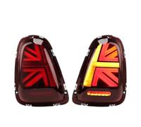 Feu arrière droit Compatible Avec Mini Pour Cooper R58 R59 2007-2014 Union Jack Style Frein Feux Signalisation De Recul Pièces D'assemblage De Feux Arrière De Voiture(Red Lens)