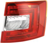 Feu arrière droit LED/hybride W5W HELLA pour Skoda Octavia III Combi (5E5)
