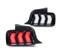 Feu arrière droit Pour Ford Pour Mustang 2005 2006 2007 2008 2009 GT Shelby S-197 Feux Arrière À LED Avec Animation De Clignotants Dynamiques Paire De Feux Arrière. Feu ArrièreGauche Droite