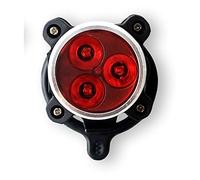 Feu arrière élévateur LED Rouge Rechargeable USB 3 LED