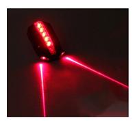Feu Arrière Étanche À 5 Led Pour Vélo, 4 Modes, Éclairage D'avertissement De Sécurité, 3