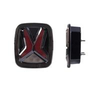 Feu Arrière Extérieur pour Jeep pour Wrangler CJ TJ YJ Ensemble D'éclairage De Voiture Feu Arrière LED Fumé Feu De Recul Feu De Jour Automobiles Feu Arrière(EU Version)